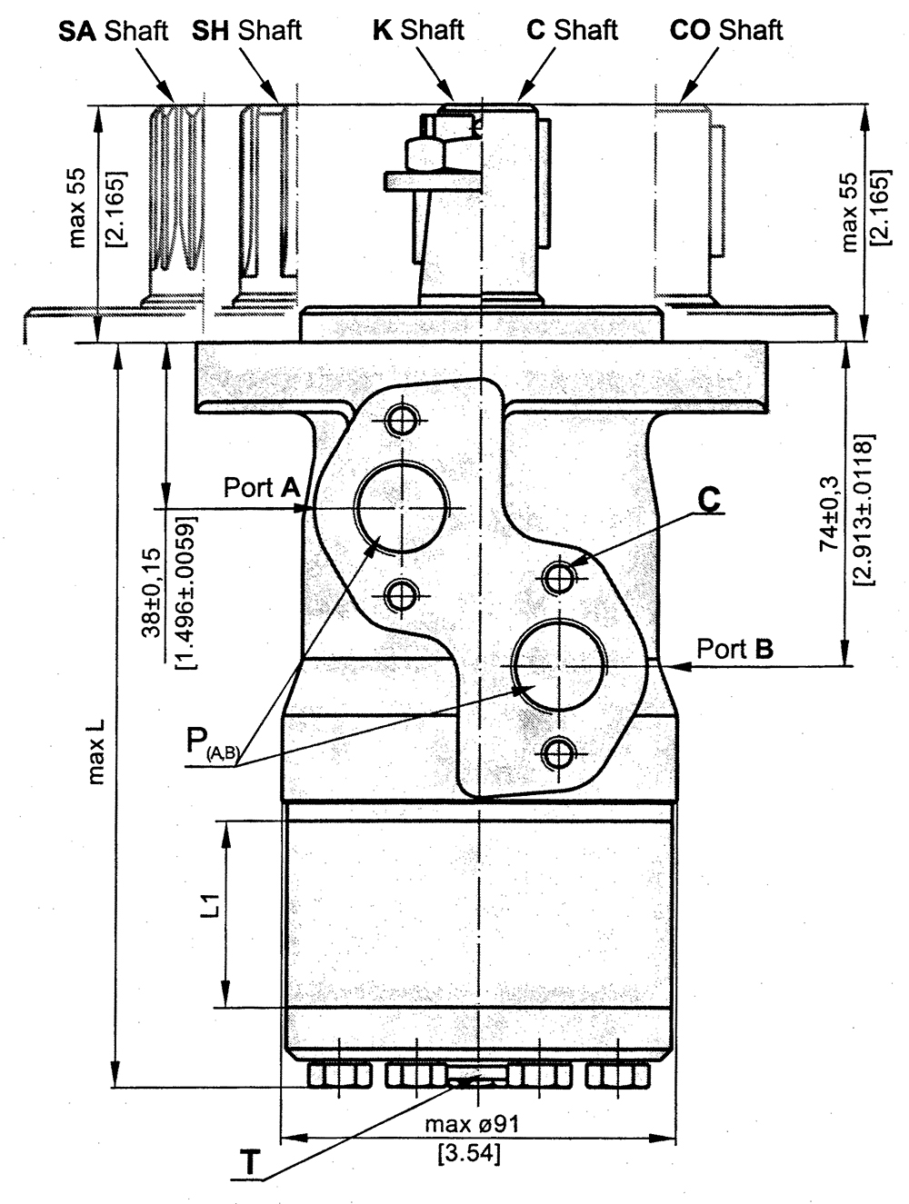 Hydraulikmotor MP