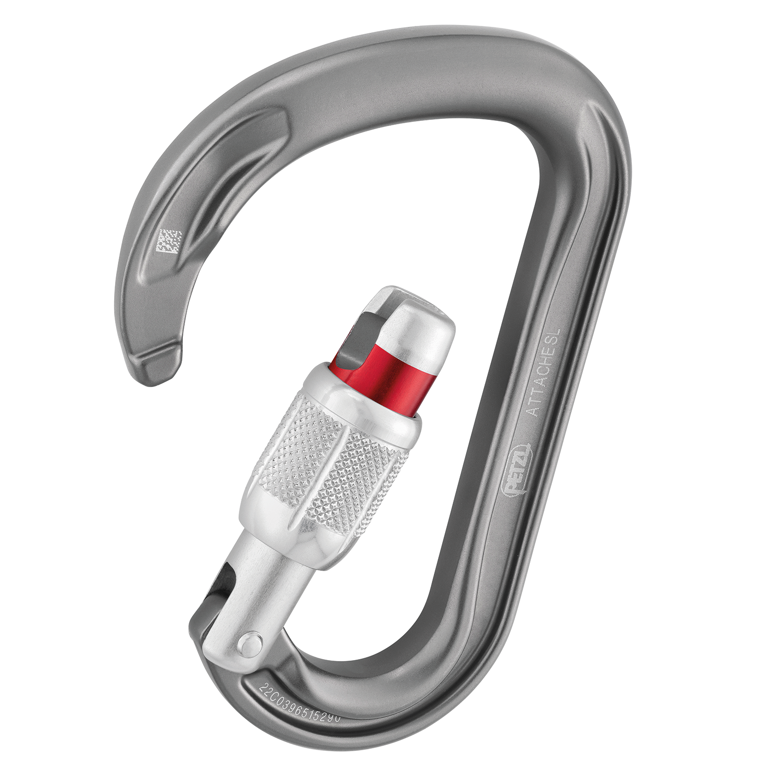 Karabiner birnenförmig, grau