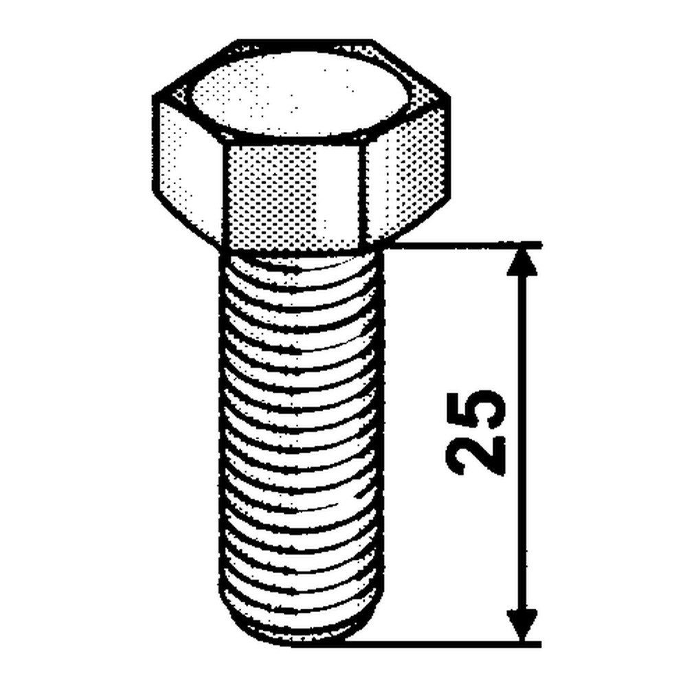 Klingenbolzen passend zu BCS, VOGEL und NOOT