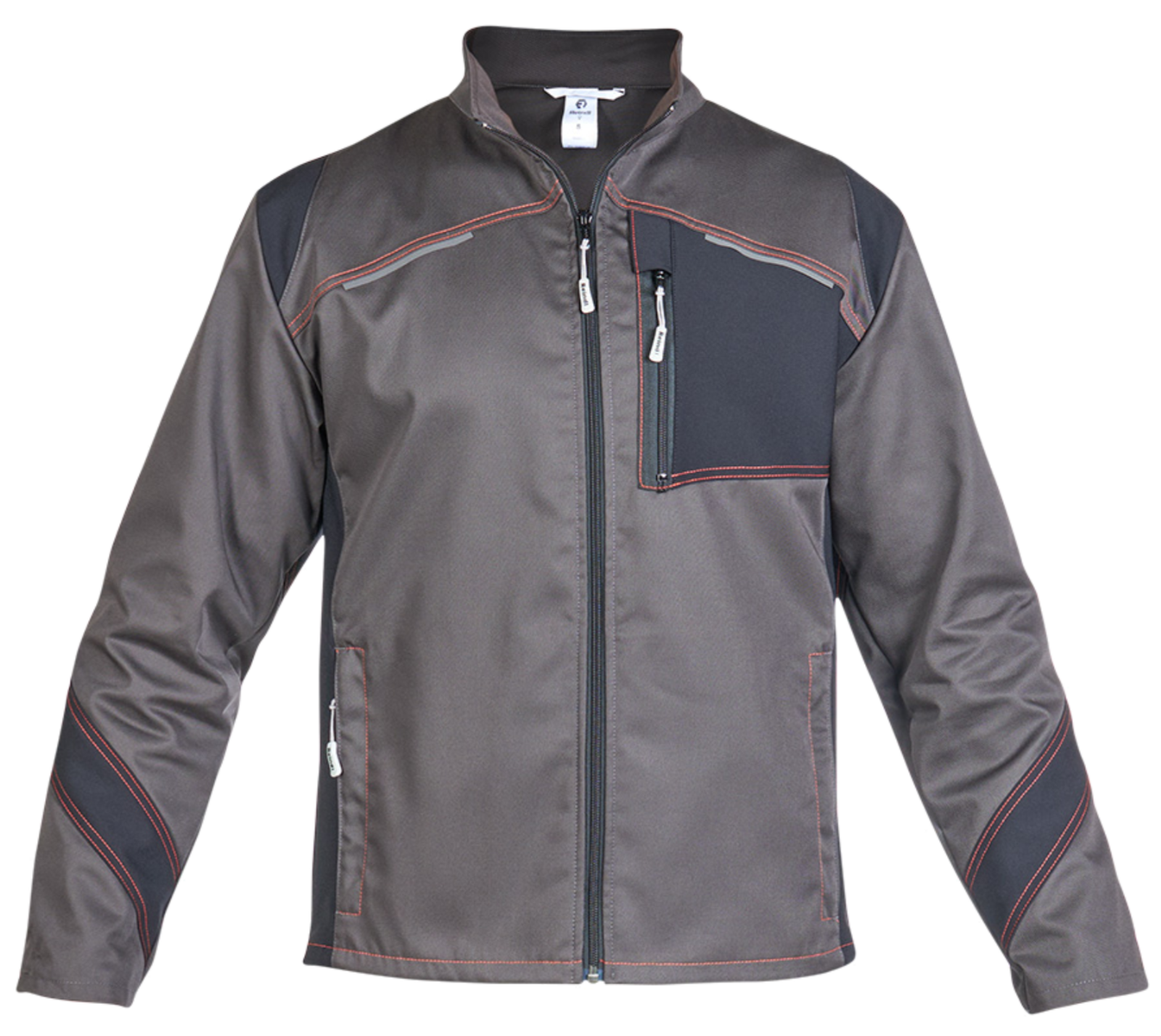 Jacke Dynamic line ravengrau/schwarz
