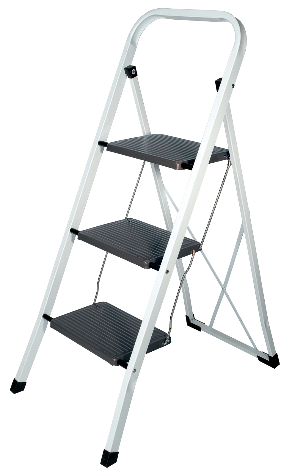 Klapptrittleiter 3-stufig Metall 150 kg