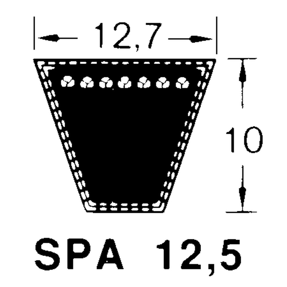 Keilriemen SPA  800Lw  755Li