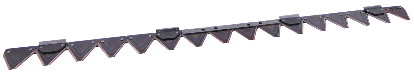 Mähmesser 120 cm, 16 Klingen DIN 80, 4 Stk. Reinigungsplatten, anstelle von Agria 631374