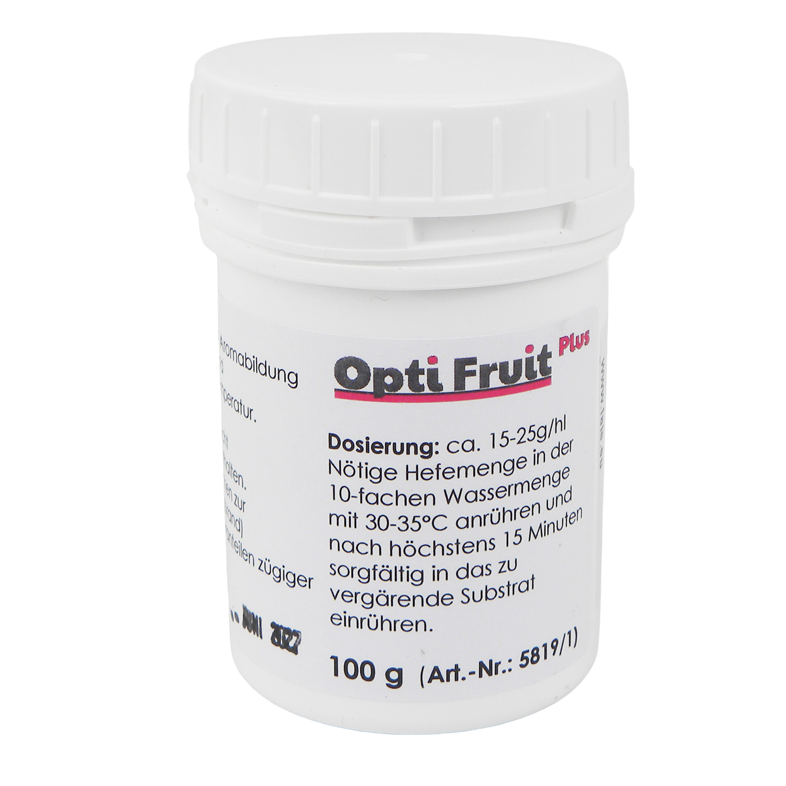 Dry pure yeast Opti Fruit Plus