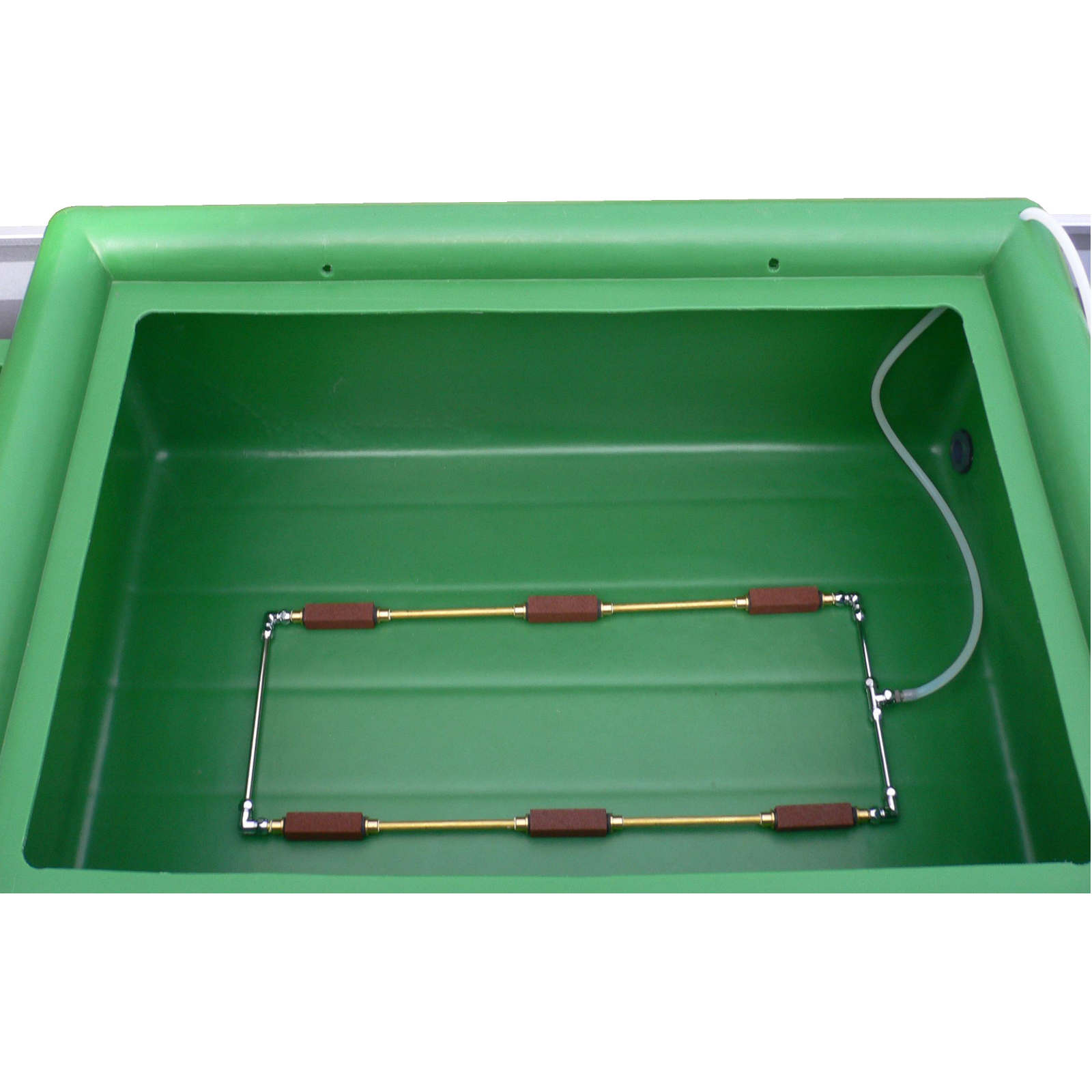 Fischtransportbehälter Set mit Luftausströmer und Membranpumpe