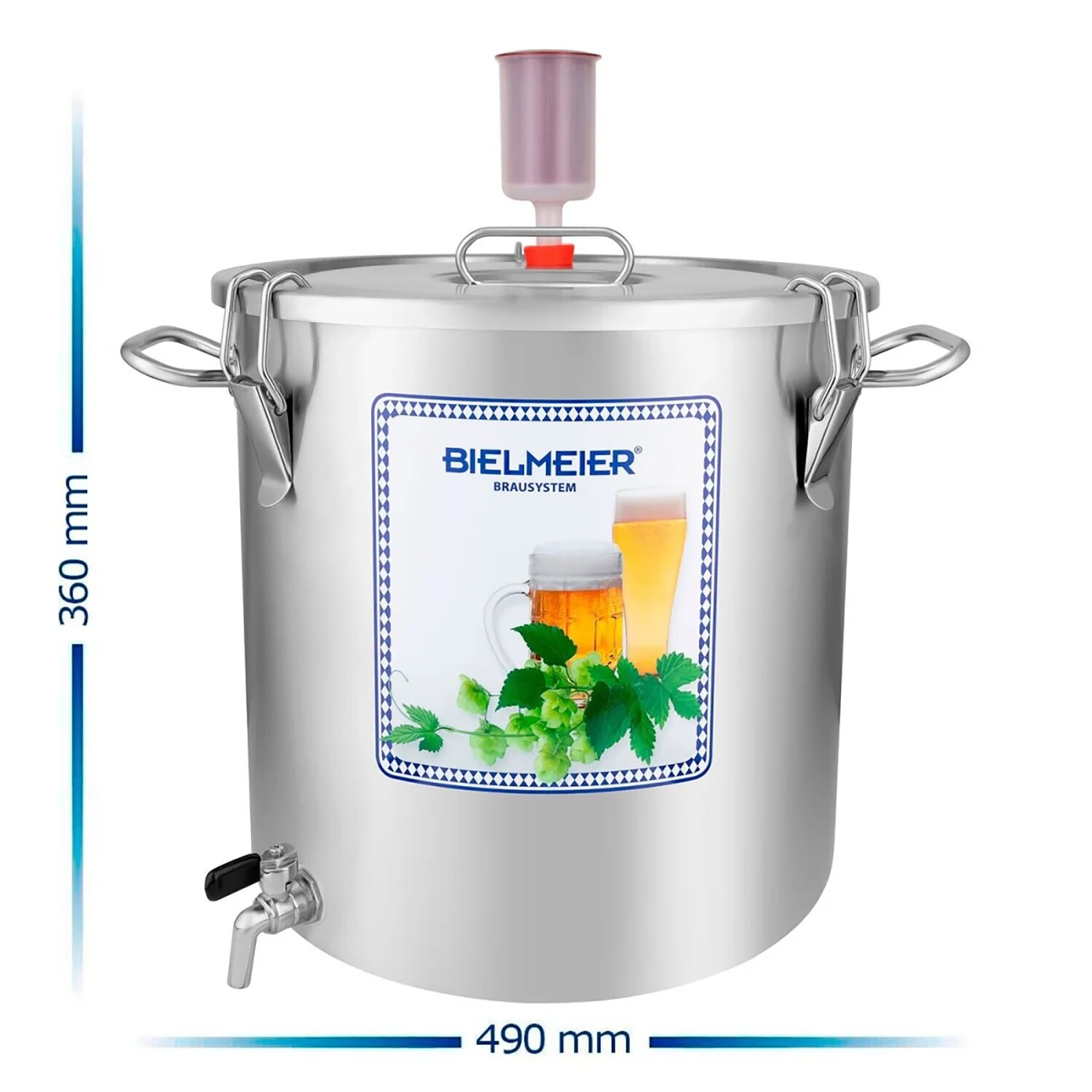 Läuterbottich/Gärbottich Home Brewing Edelstahl 35 lt.