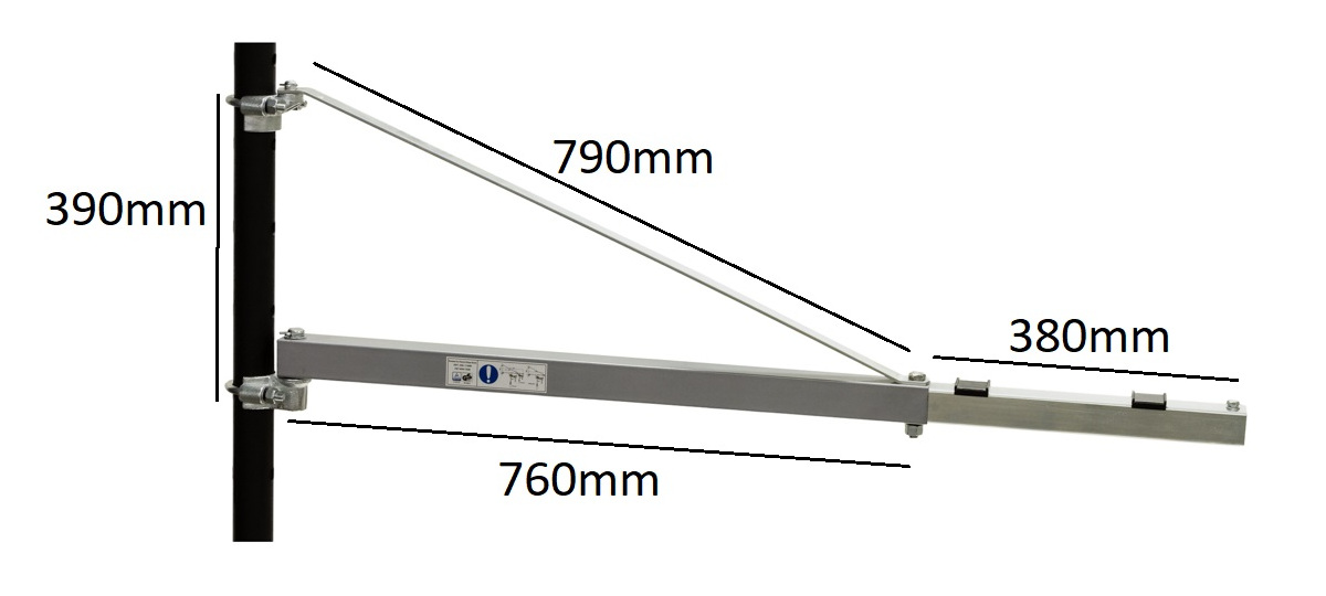 Schwenkarm für Elektro-Seilzüge