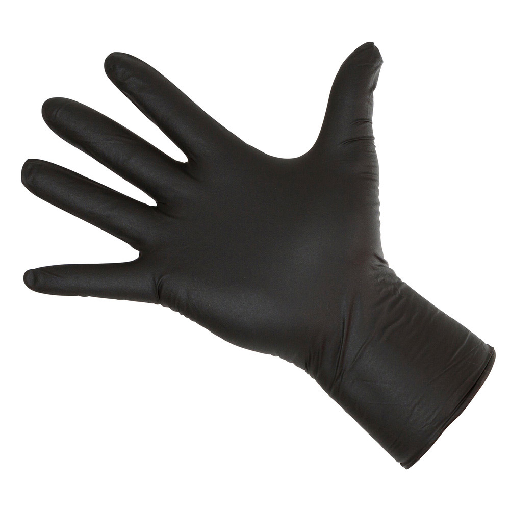Einmalhandschuh Nitril Schwarz, 30 cm lang