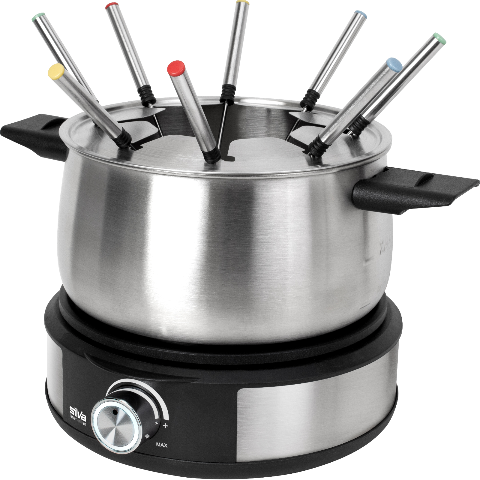 Fondue mit 8 Gabeln