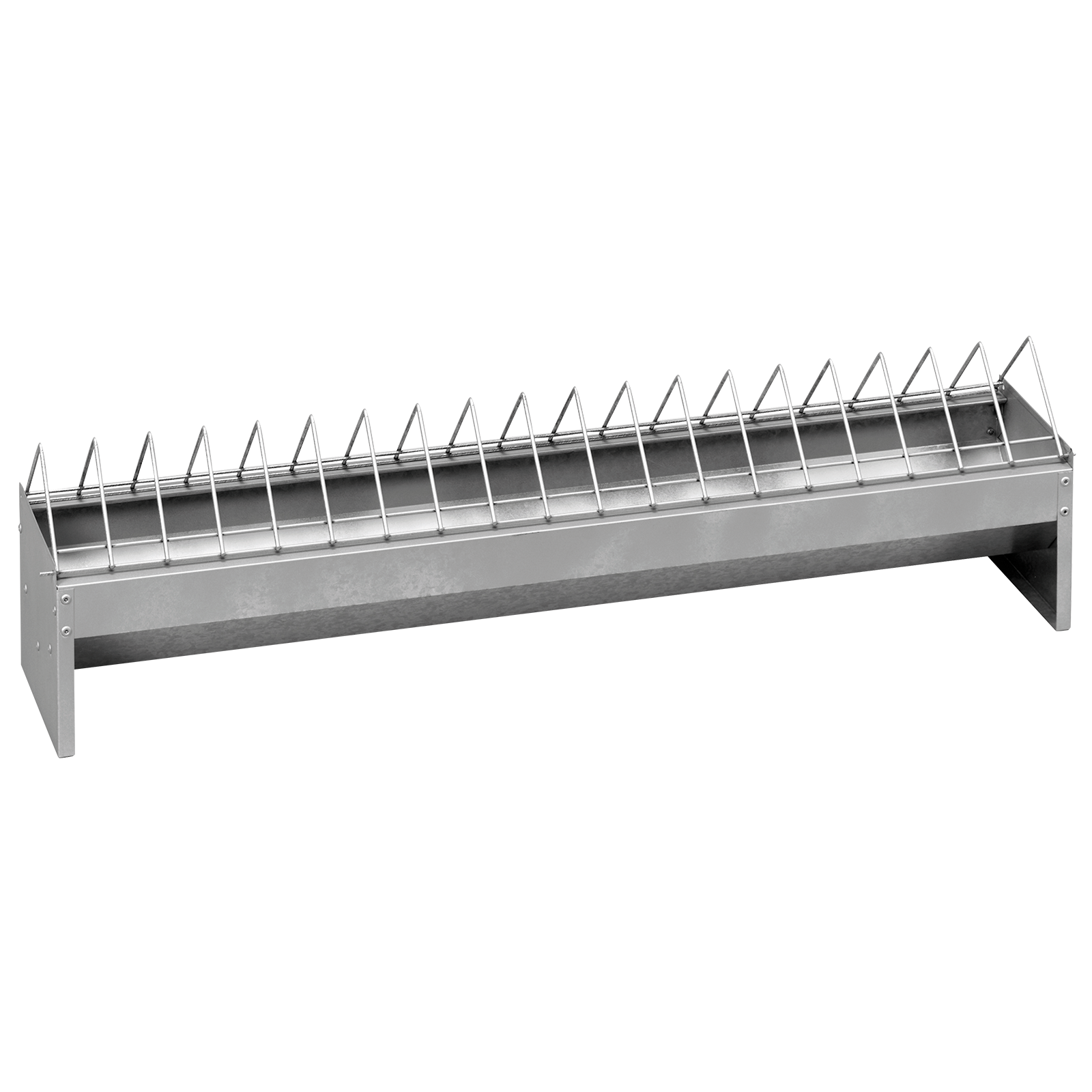 Futtertrog Metall, 100 cm