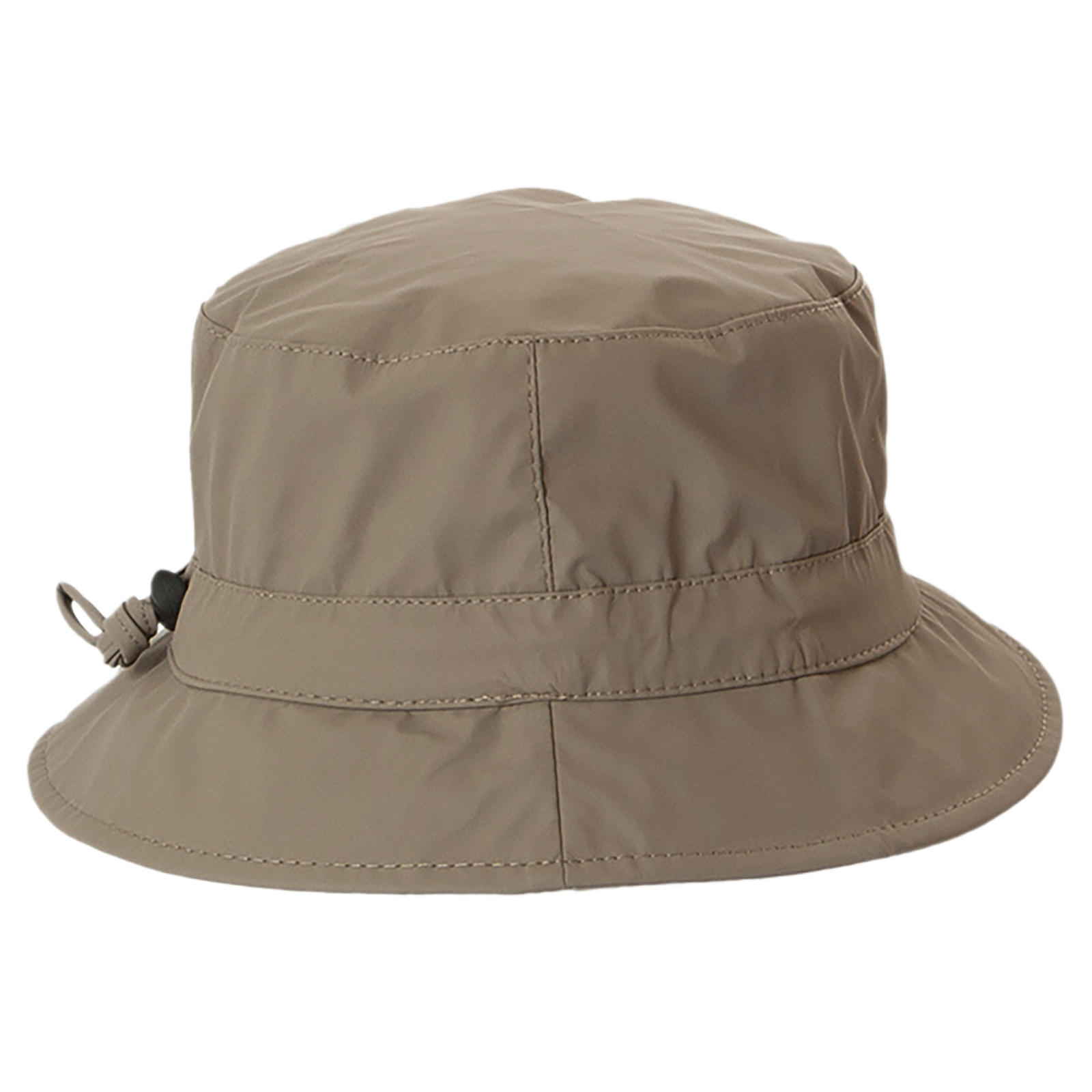 Regenhut Taupe mit verstellbarem Zipper