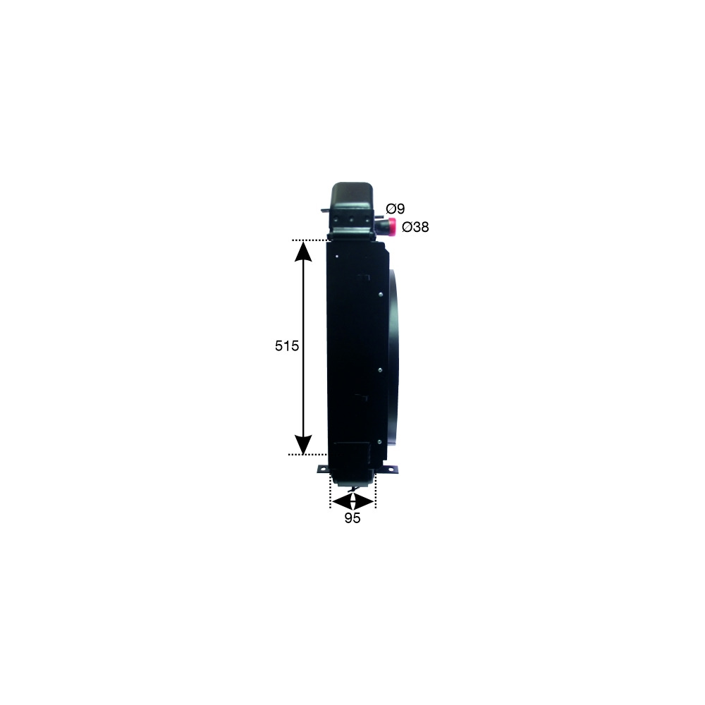 Kühler Lasche vorne für Steyr 8080-8130