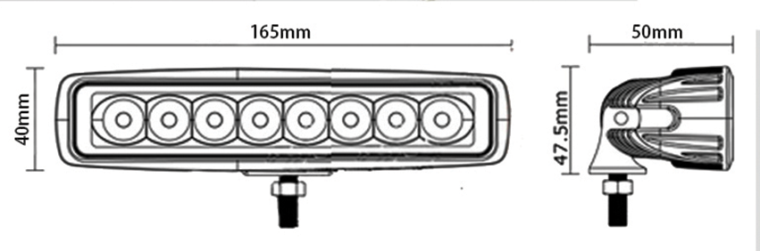 LED-Lichtbalken 10-30V 2800lm