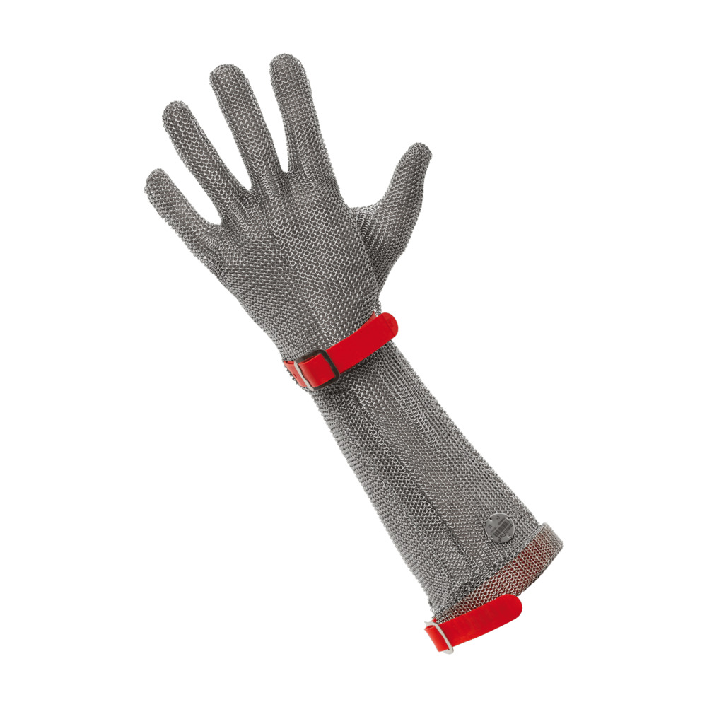 Stechschutzhandschuh mit langer Stulpe