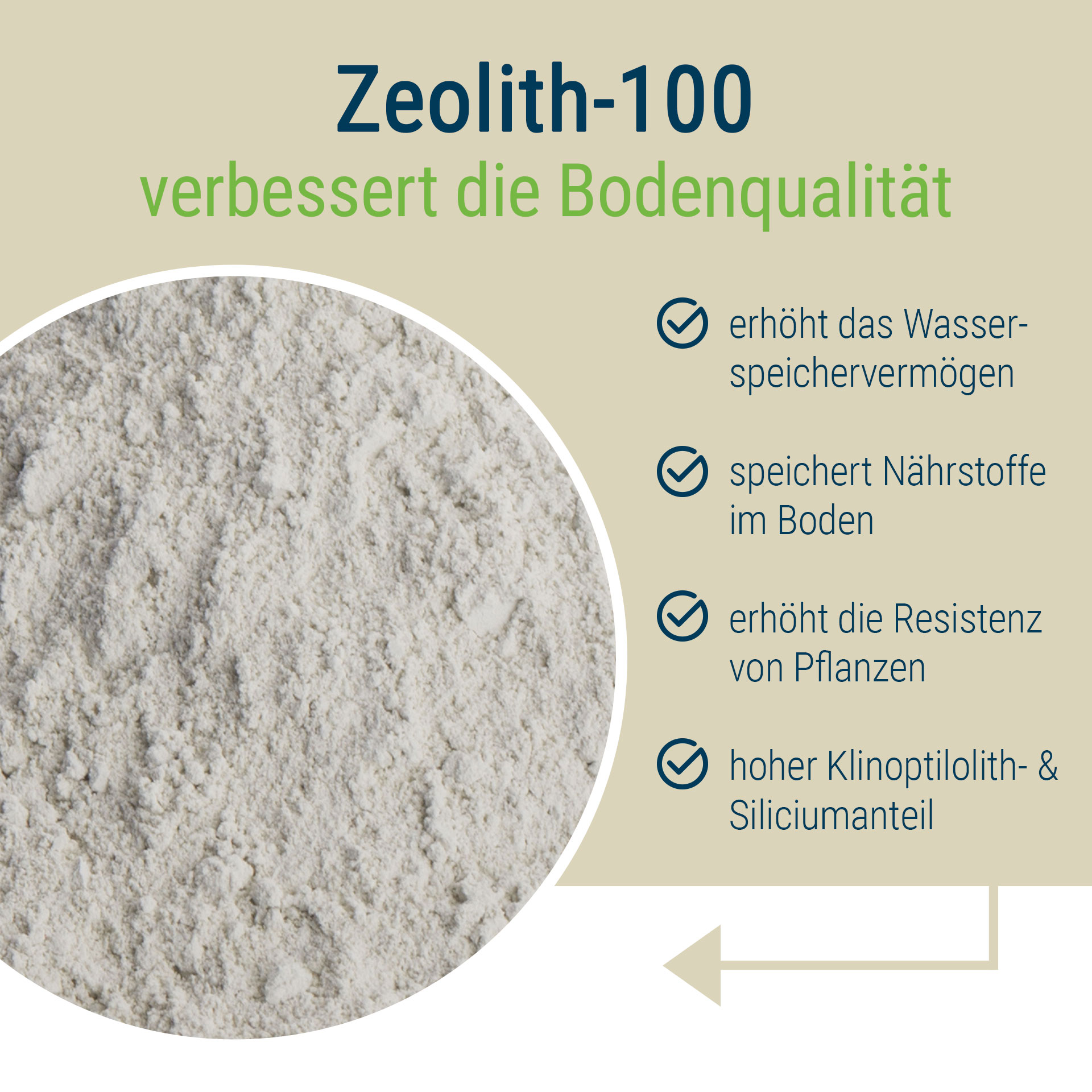 Zeolith-100 0-200 µm - 10 kg Sack
