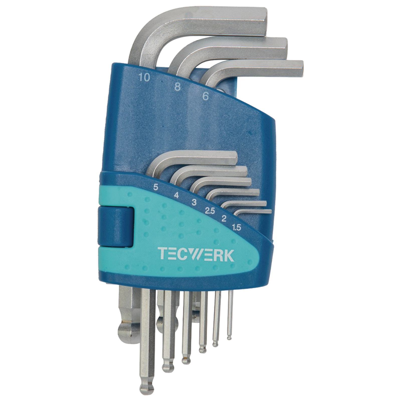 Allen key set 9 pieces.