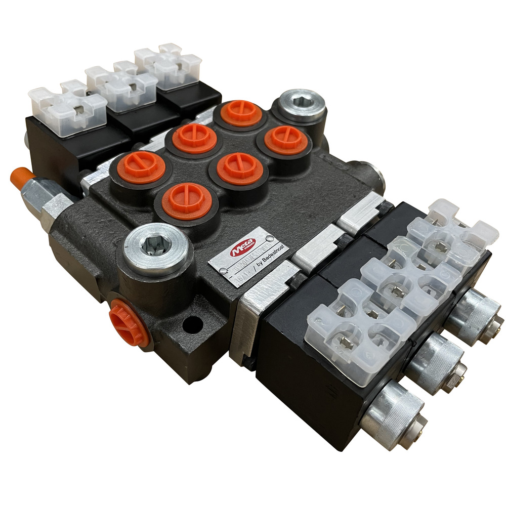 Steuerventil 50/3 doppeltwirkend 12V elektromagnetische Betätigung