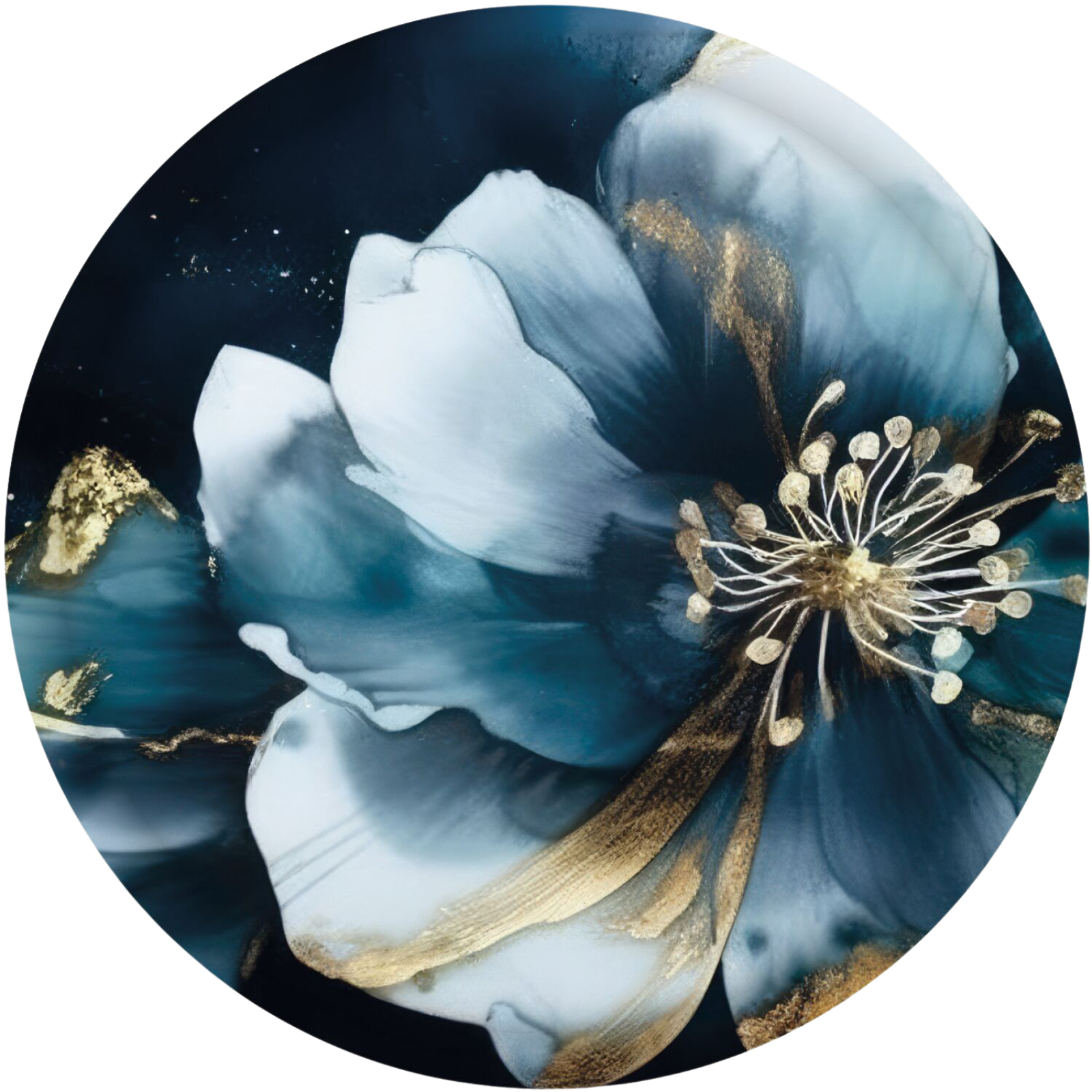 Ersatzdeckel 10-tlg. Klatschmohn blau