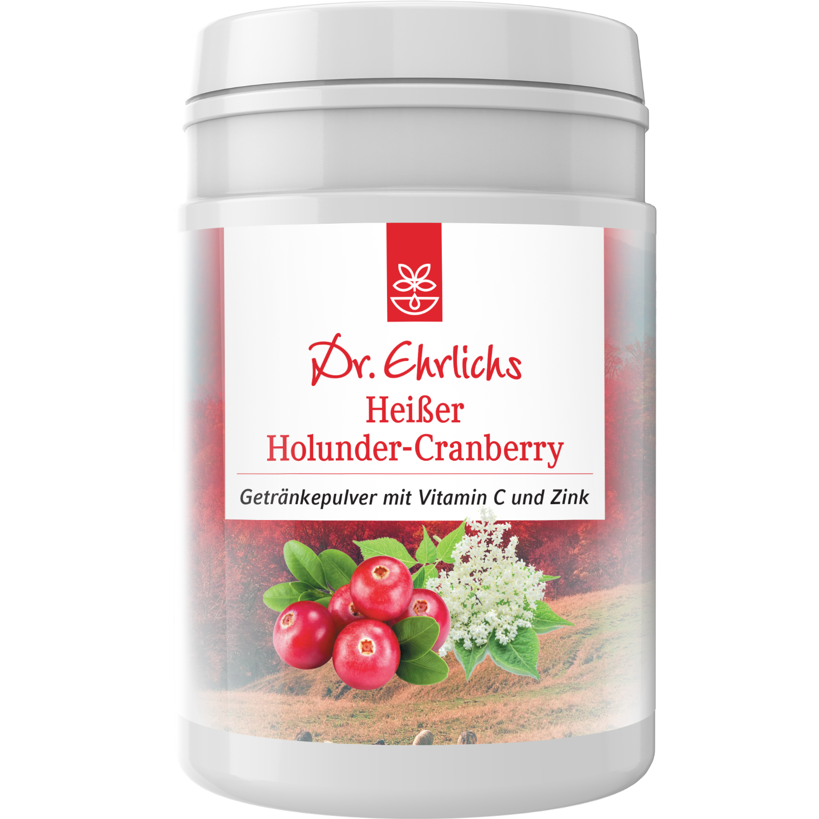  Getränkepulver "Heiße Holunder Cranberry" mit Vitamin C+Zink 