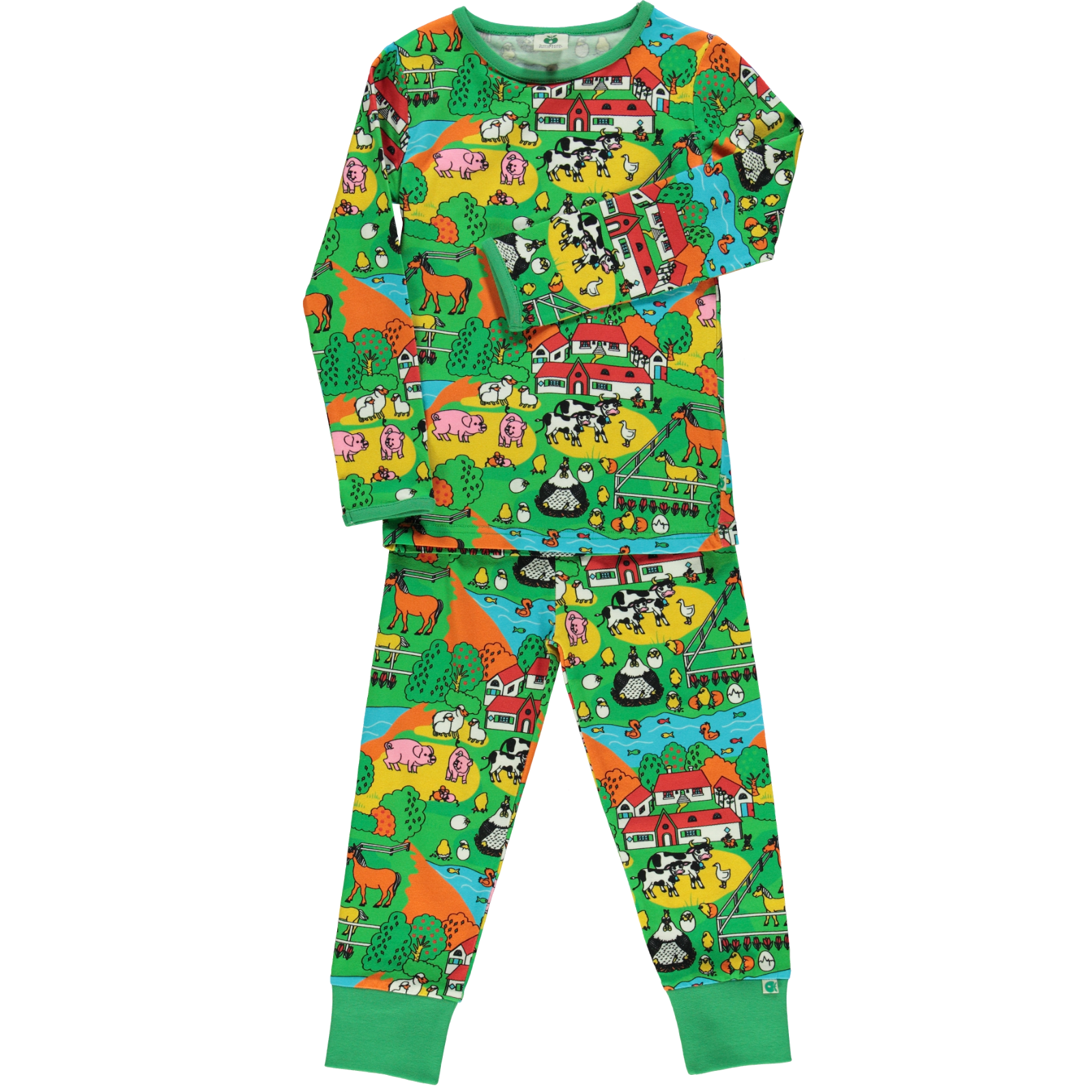 Pyjama Farm grün