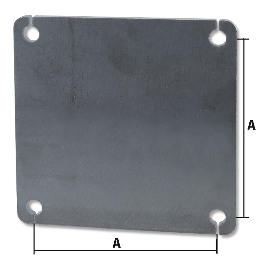 Blindflansch, Oberfläche roh