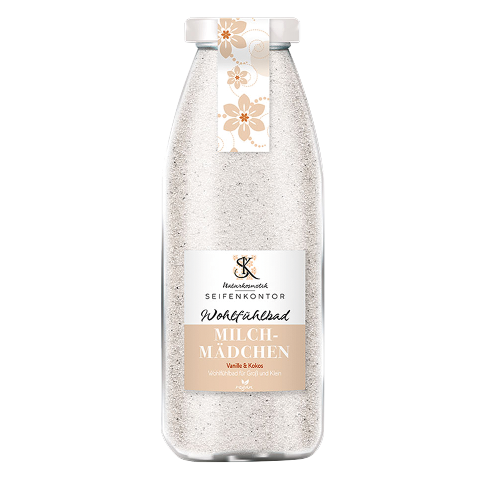 Milchmädchen Wohlfühlbad 200 g mit Vanille und Kokos