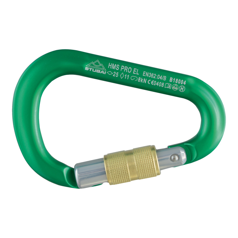 Karabiner HMS Pro Easylock, grün