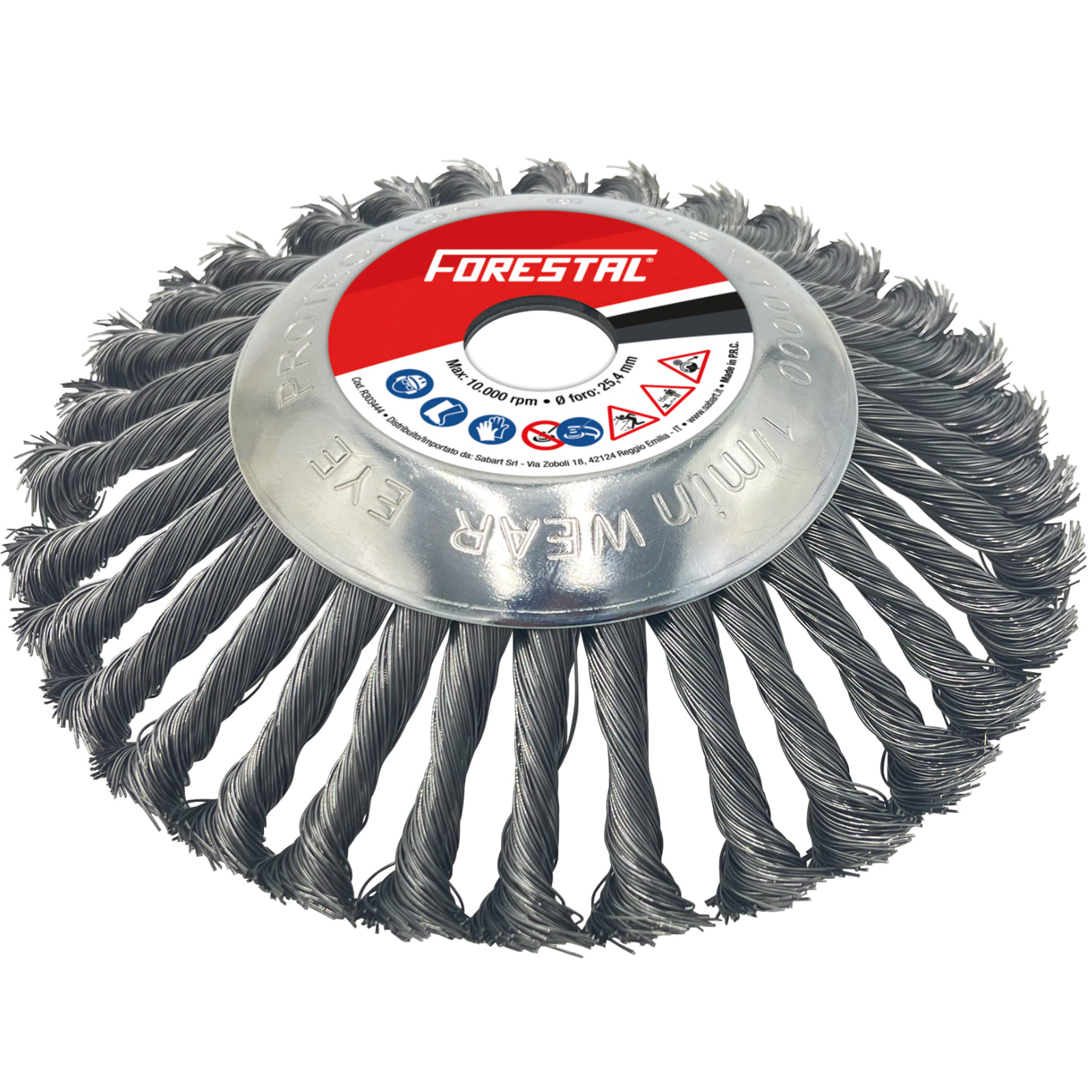 Unkrautbürste Draht 200 mm