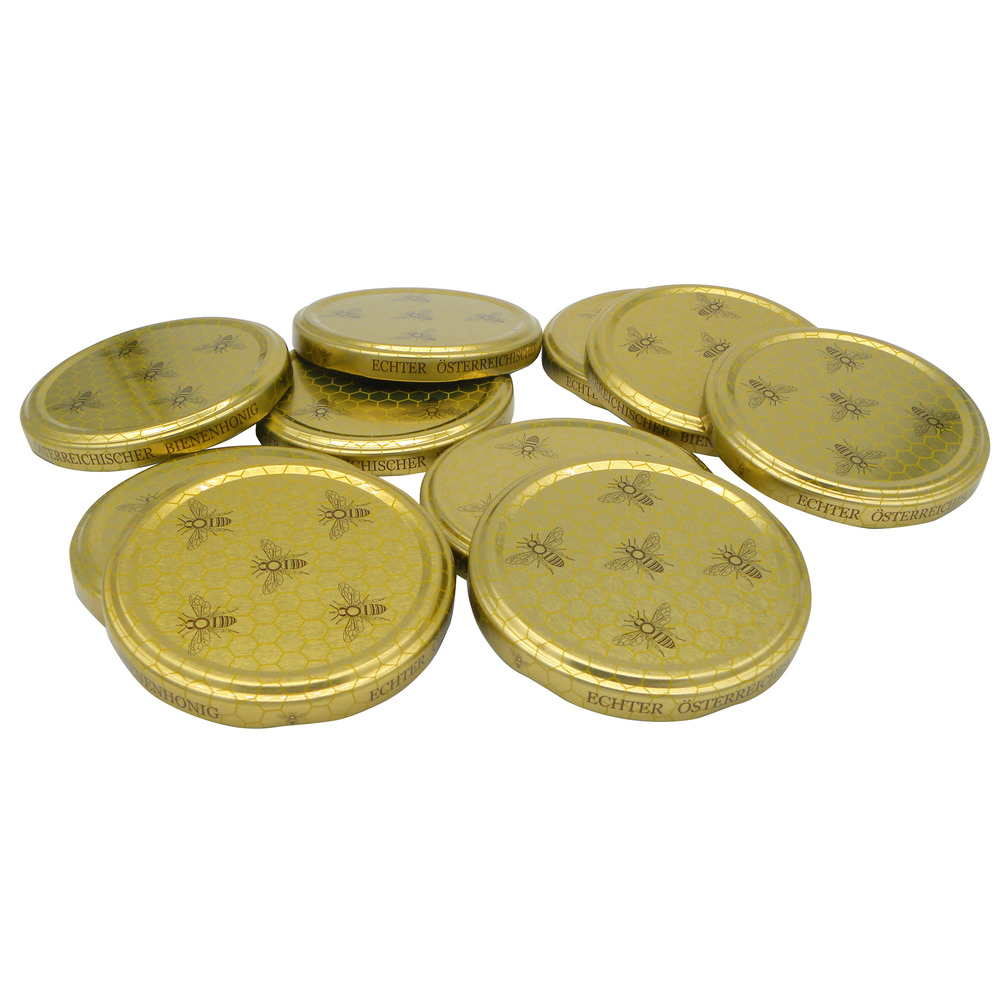 Schraubverschluss Wabe Gold 10 Stück Pkg.
