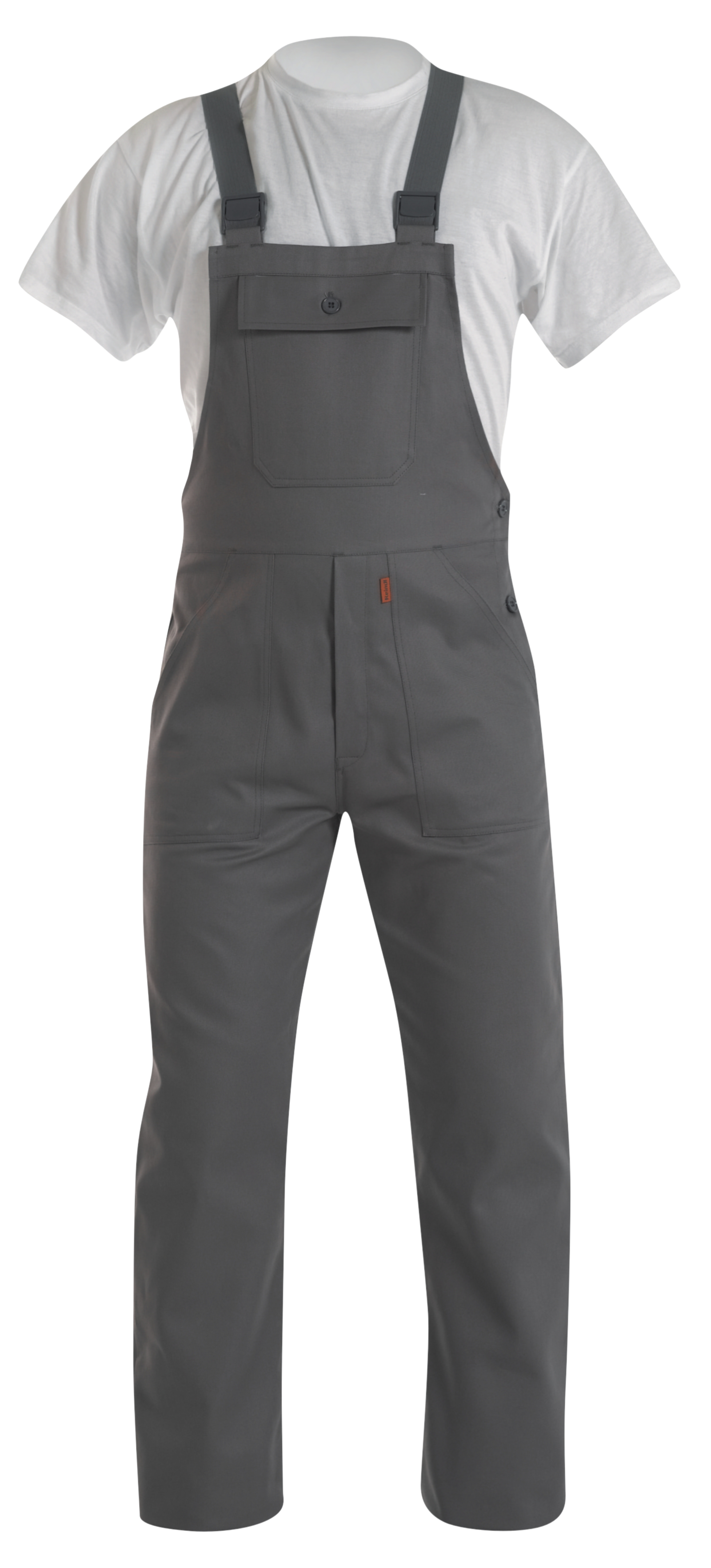 Latzhose Basic grau