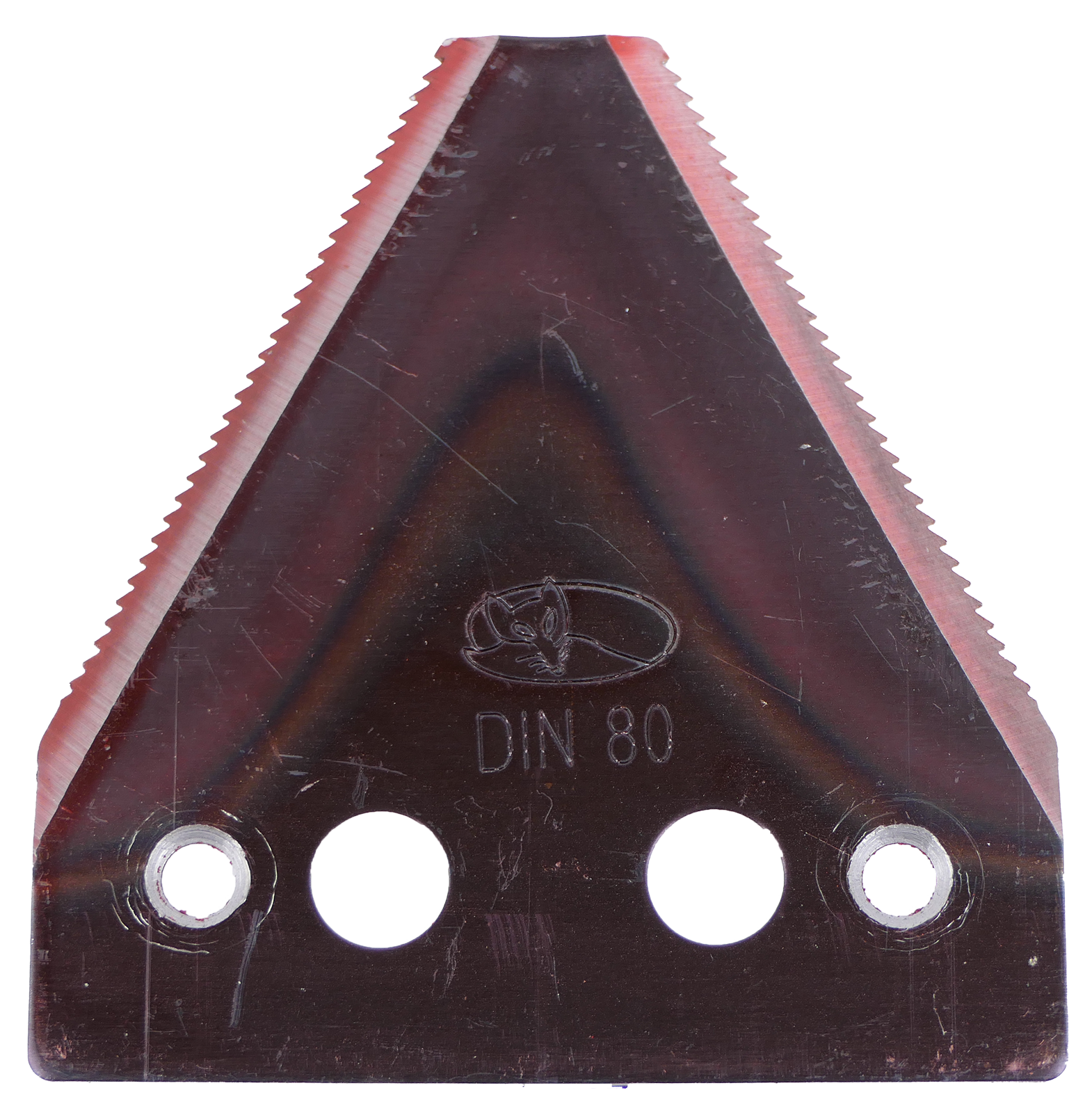 Klinge DIN 80 4 Loch, Mittelloch 11 mm, oben versenkt