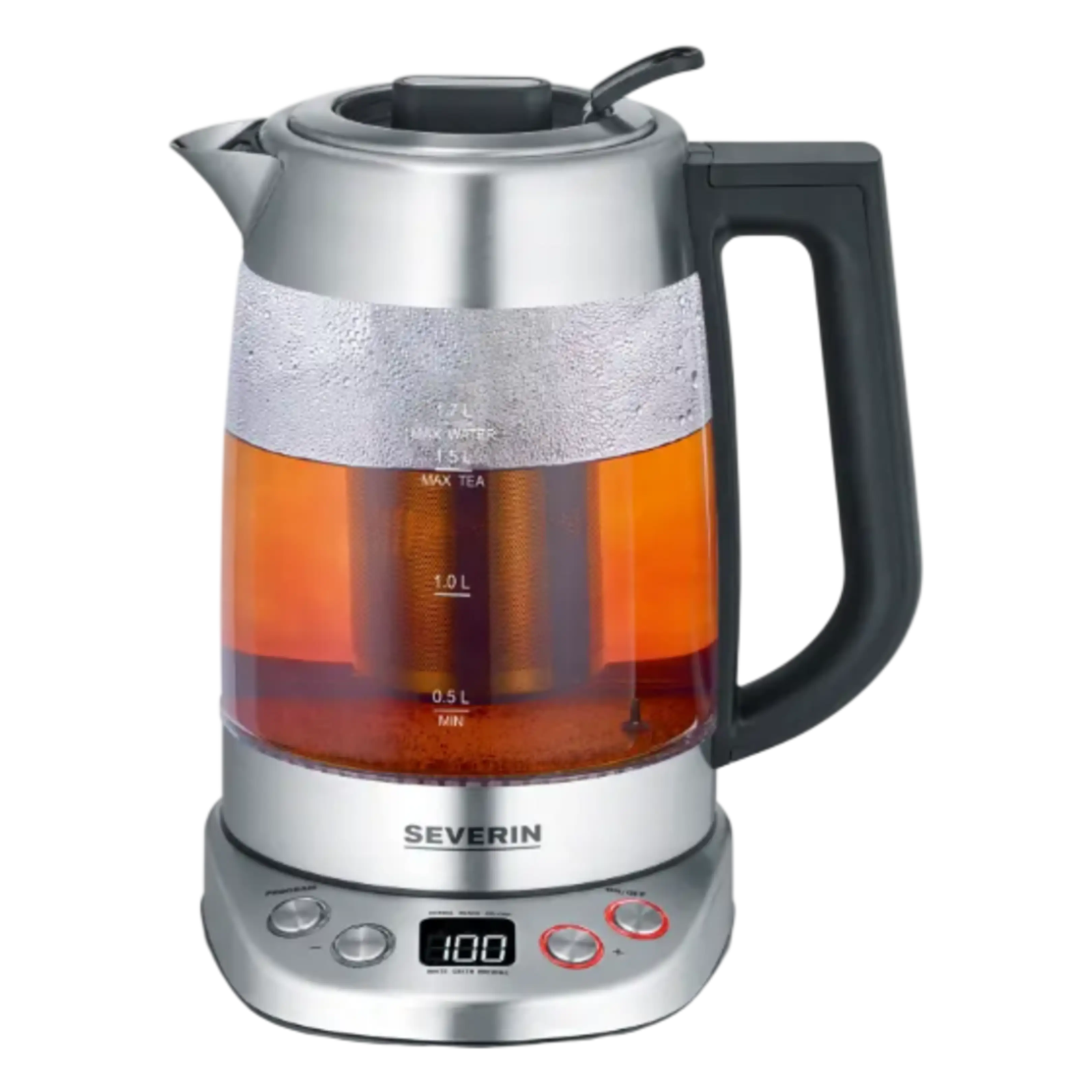 Tee-und Wasserkocher Deluxe Glas