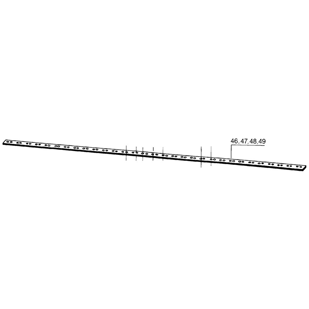 Mähmesserrücken 145 cm, 19 Klingen