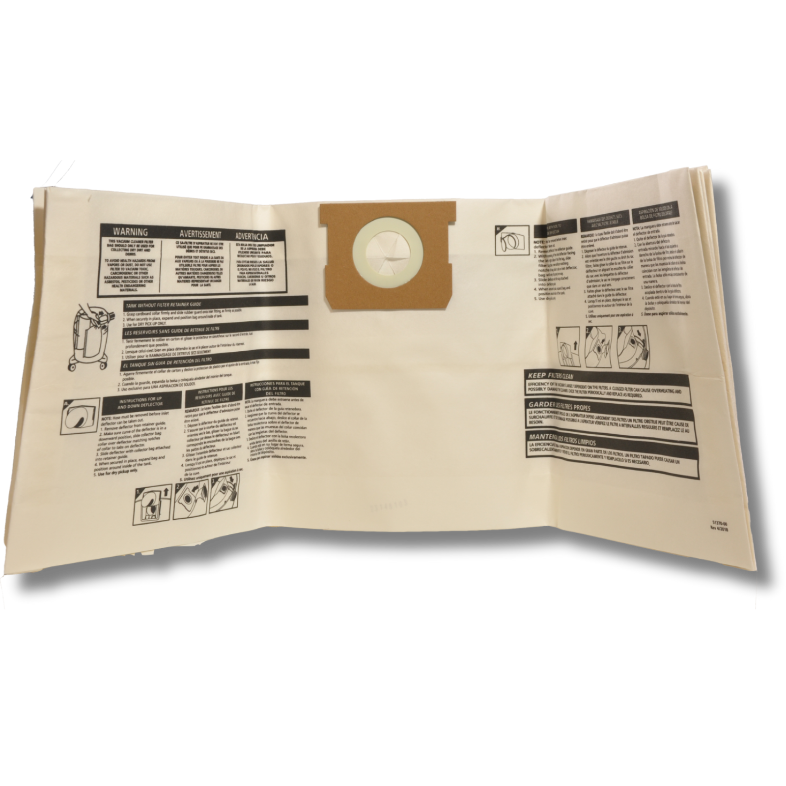 Staubbeutel Standard 5 Stk. für 20 und 30 Liter 