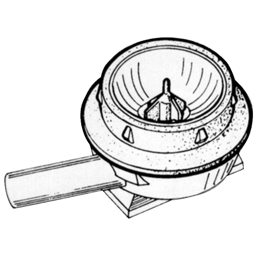 Adapter zu Pulsator Interpuls L02 für DeLaval und FAIE Edelstahl Deckel  