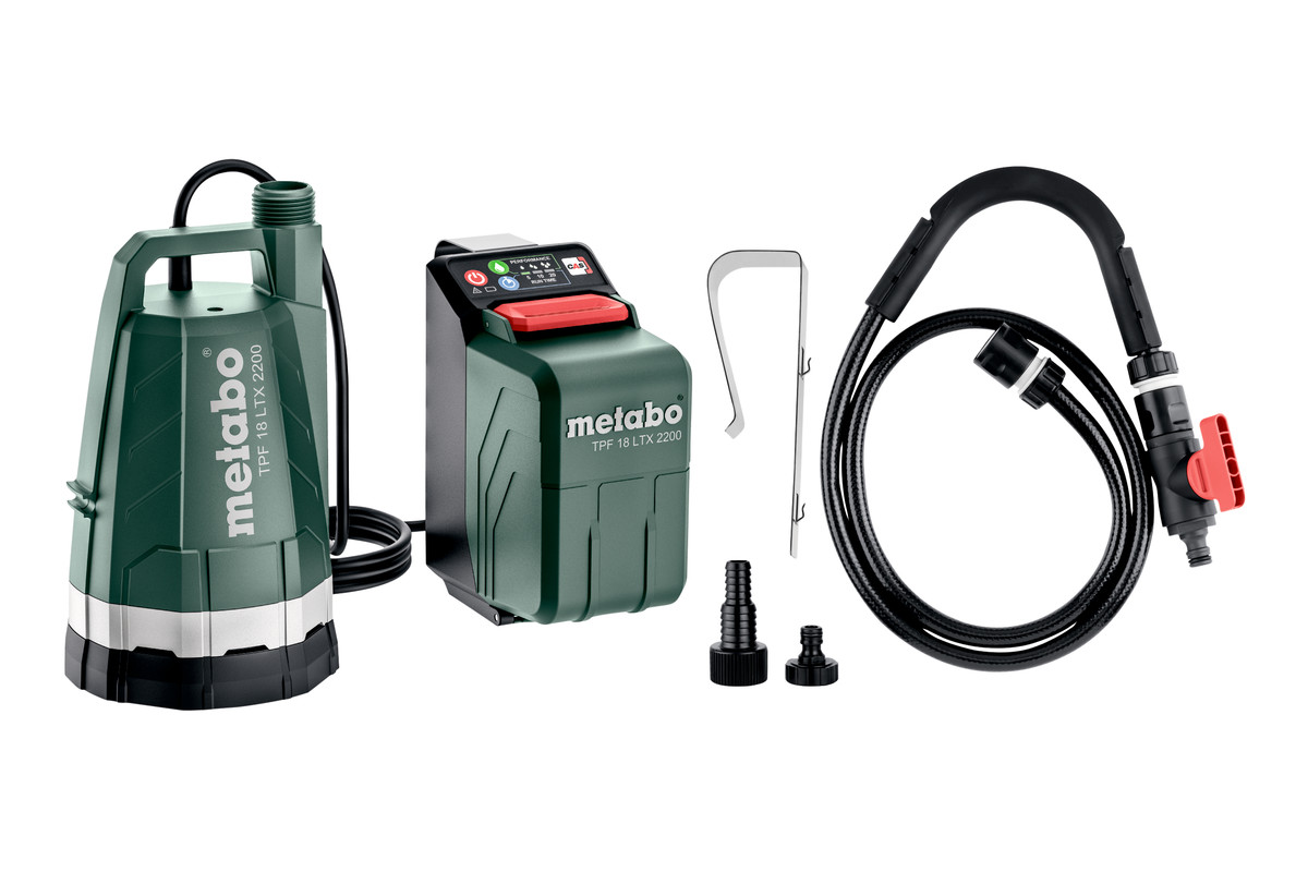 Akku Tauch- und Regenfasspumpe TPF18LTX2200 lose 