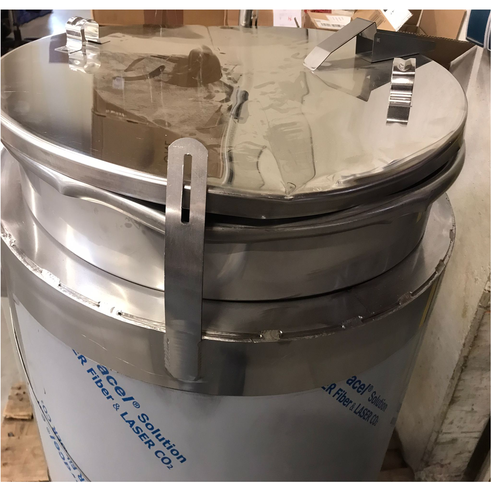 Futterdämpfer 120 L Edelstahl - B Ware