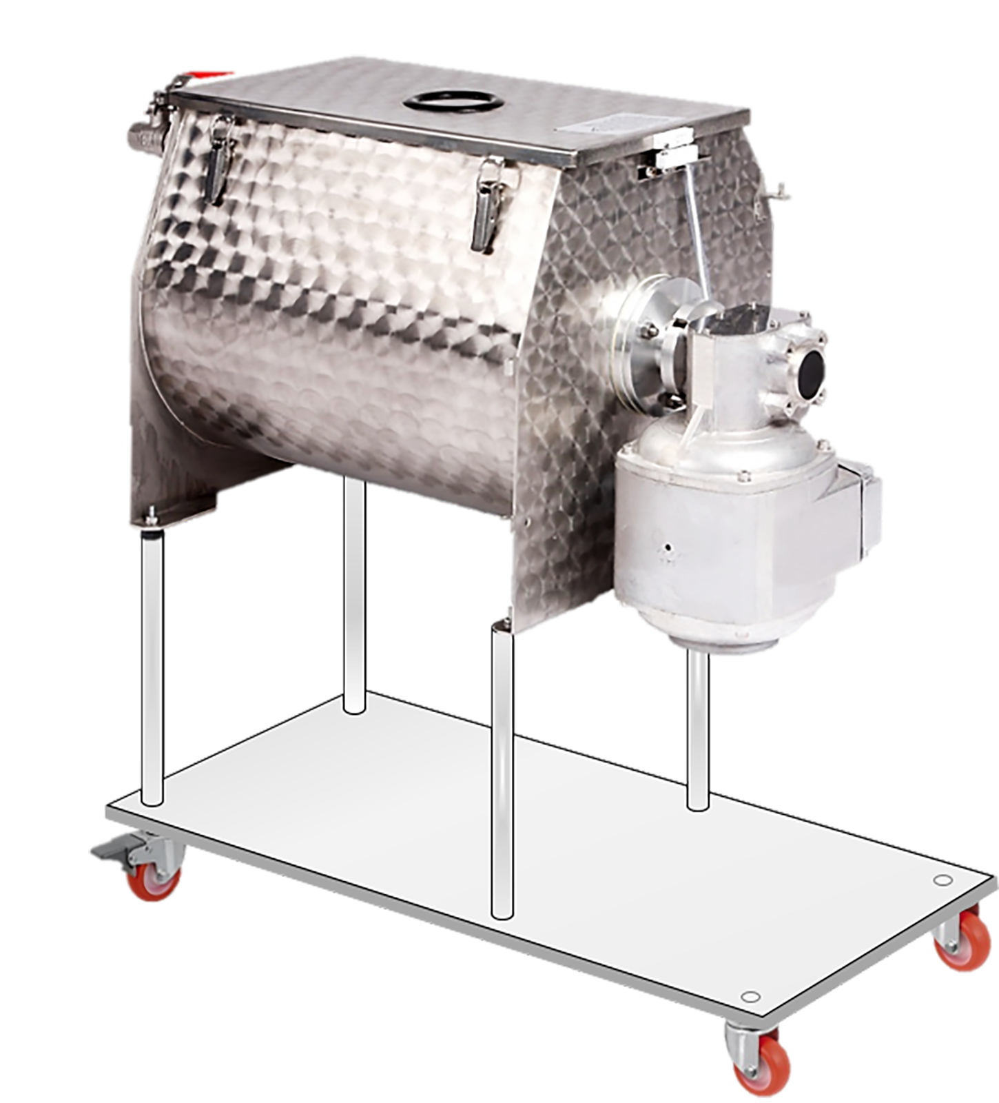 Buttermaschine Edelstahl mit Knetautomatik