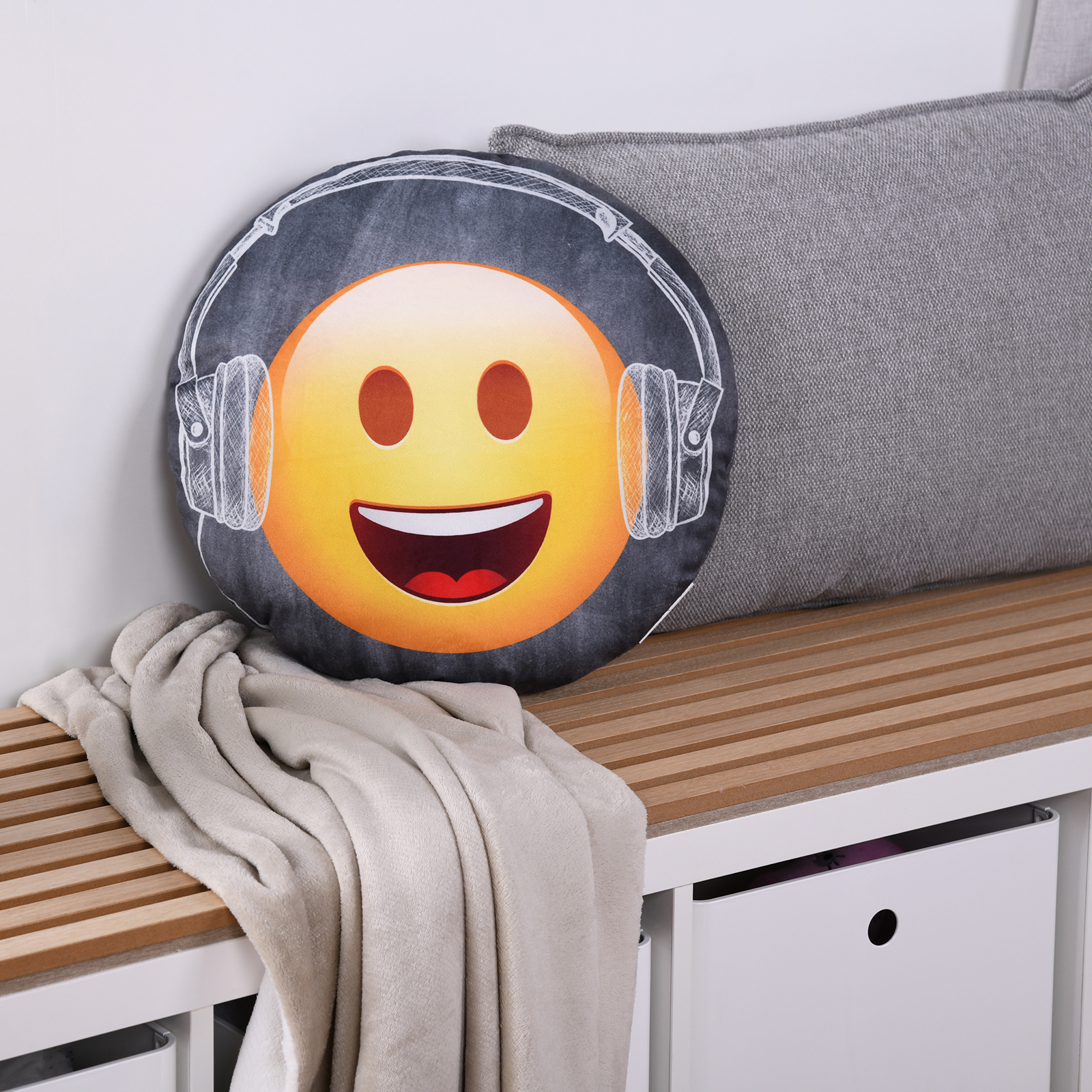 Dekokissen Smiley Musik