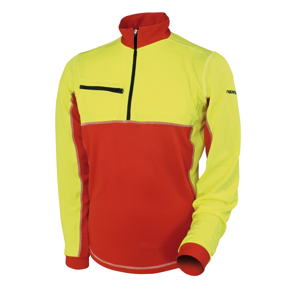 Funktions T-Shirt mit Zipp Langarm