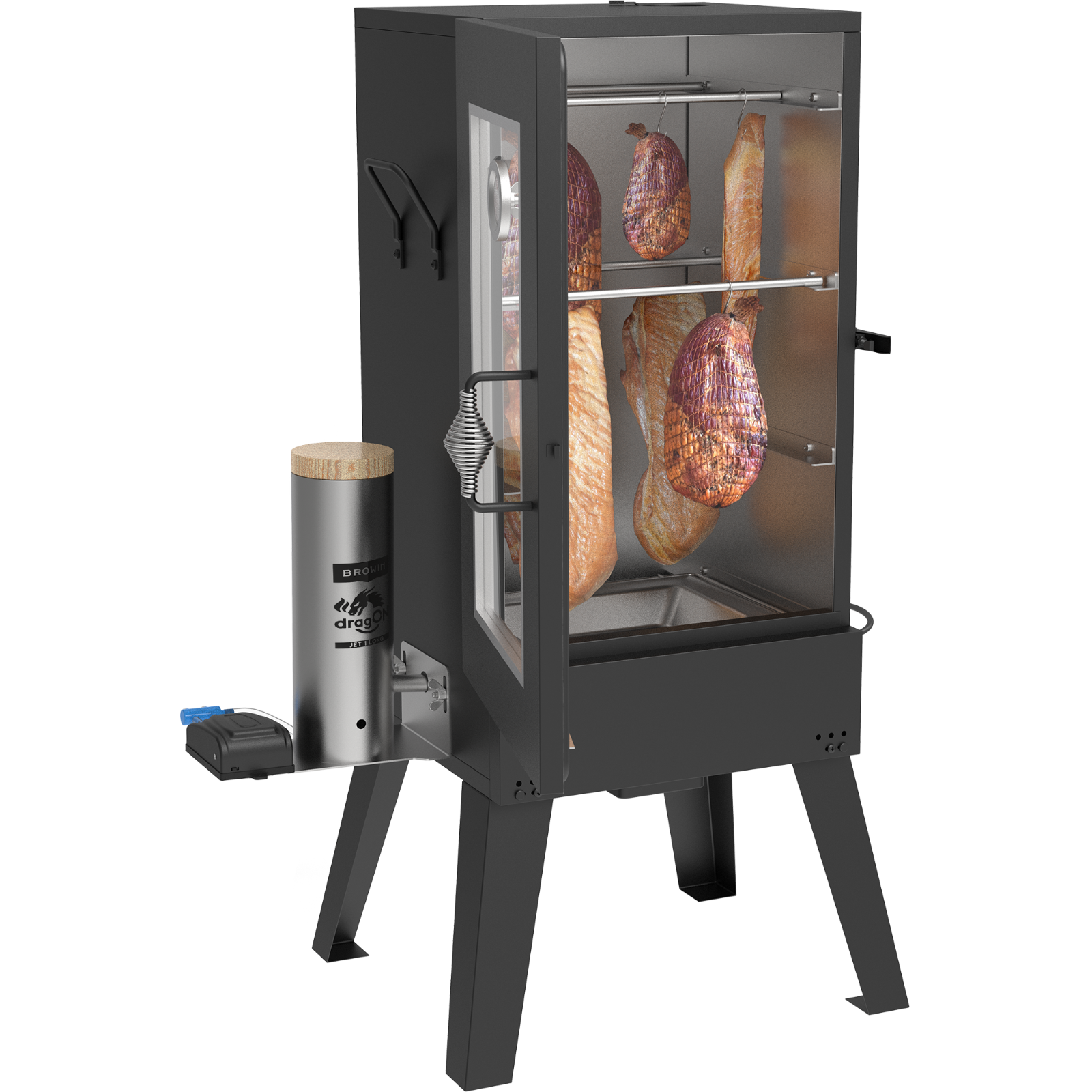  Räucherofen dragON elektrisch  E101 70L mit Rauchgenerator 