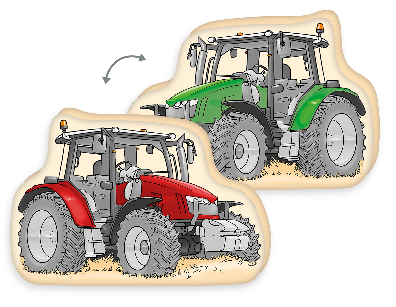 Traktor Konturenkissen