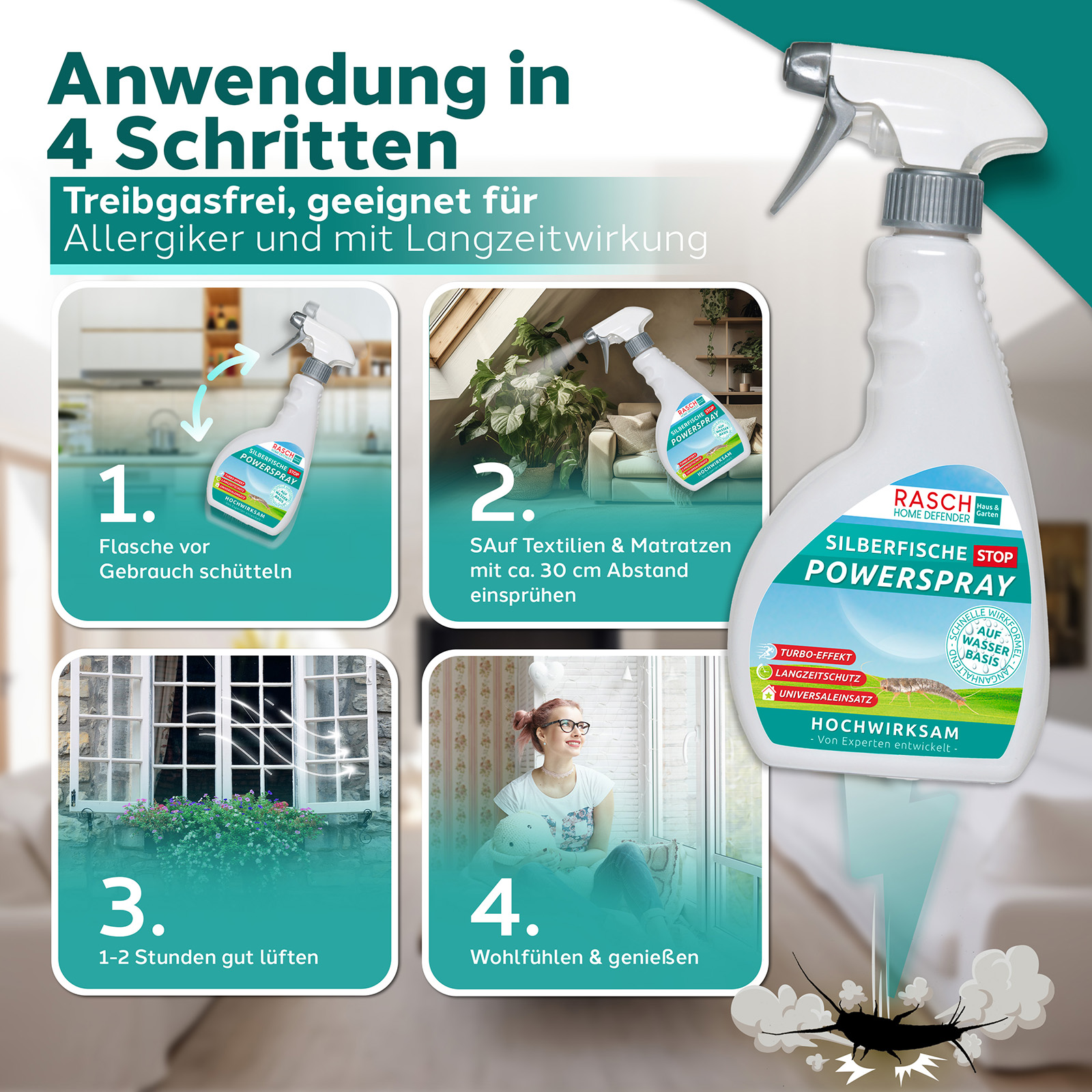 Silberfisch Power Spray 500 ml