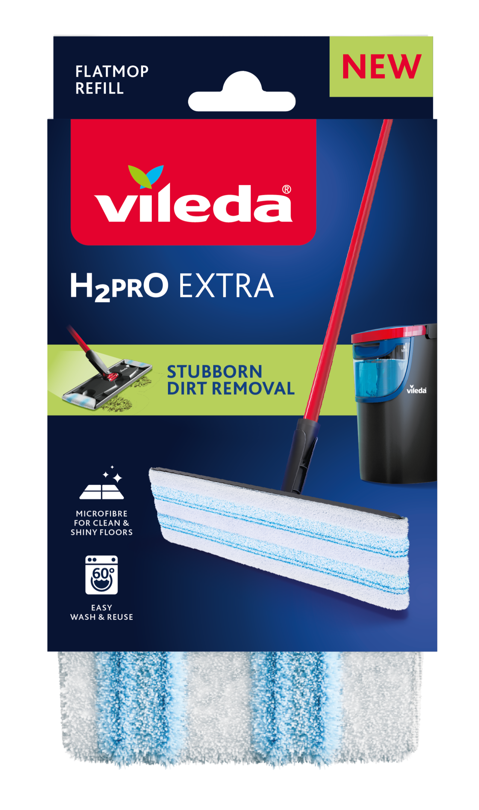 Ersatz Wischbezug Vileda H2PrO