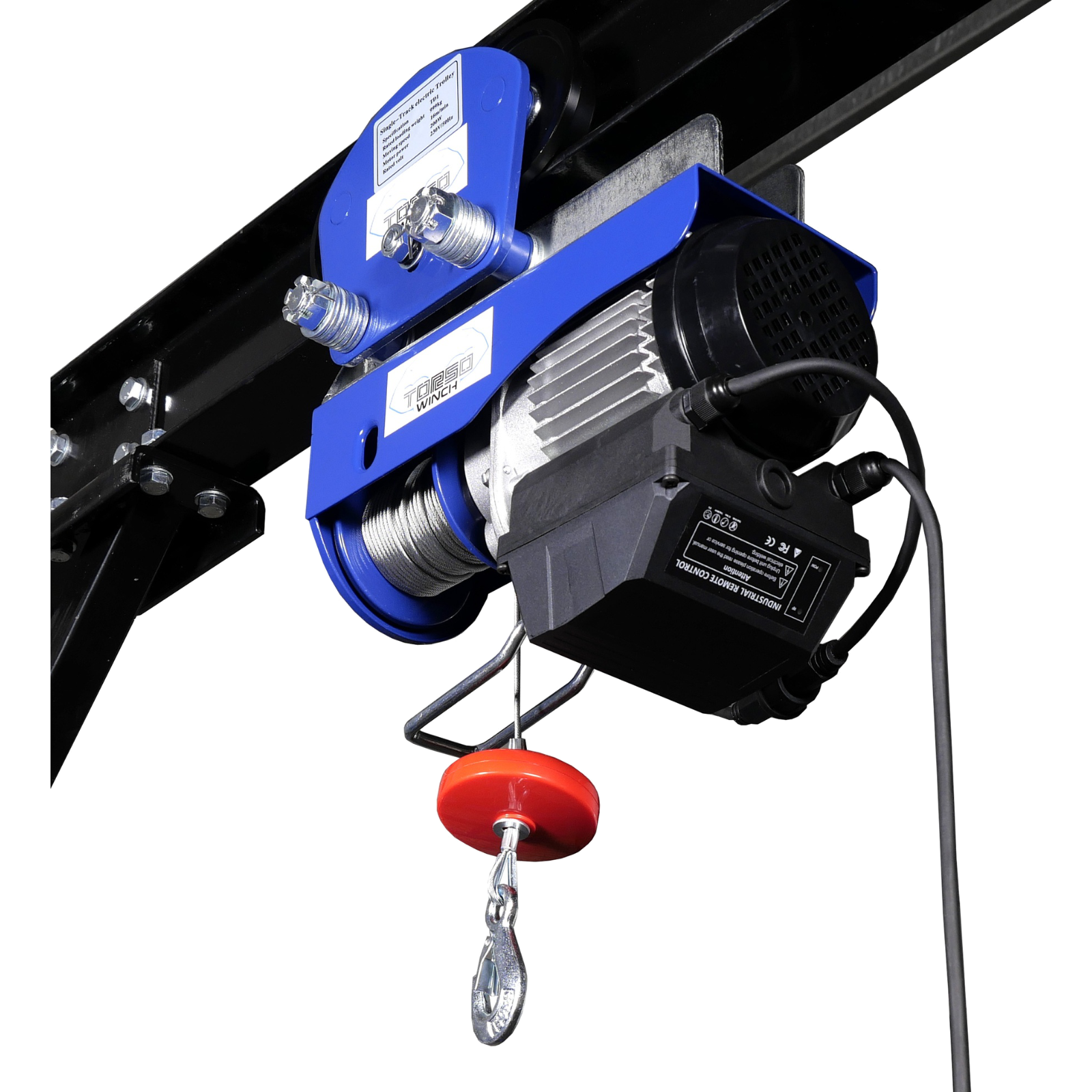 Elektro-Seilwinde 150/300 Kg mit Fahrwerk und Funk