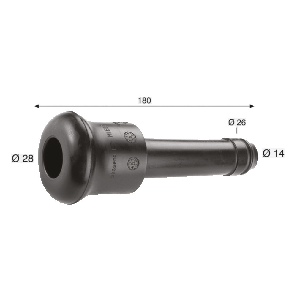 Zitzengummi HL28 passend Miele 7720.0071.543-FA8159