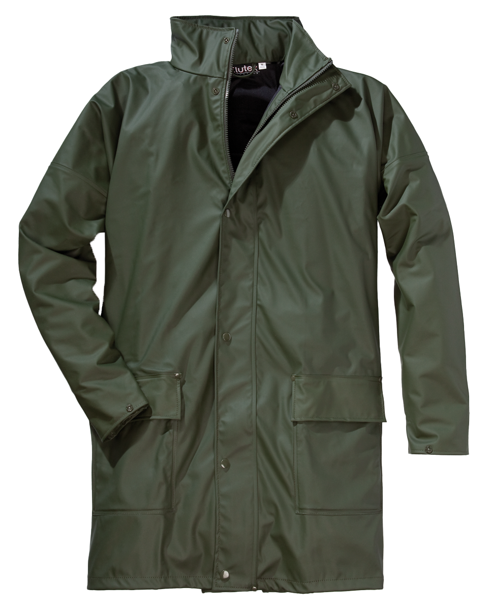 Regenjacke PU oliv