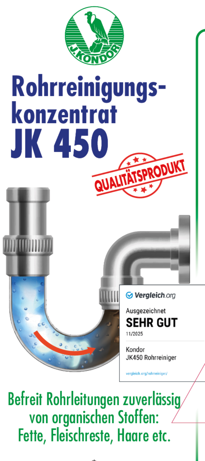 Rohrreinigungskonzentrat JK450