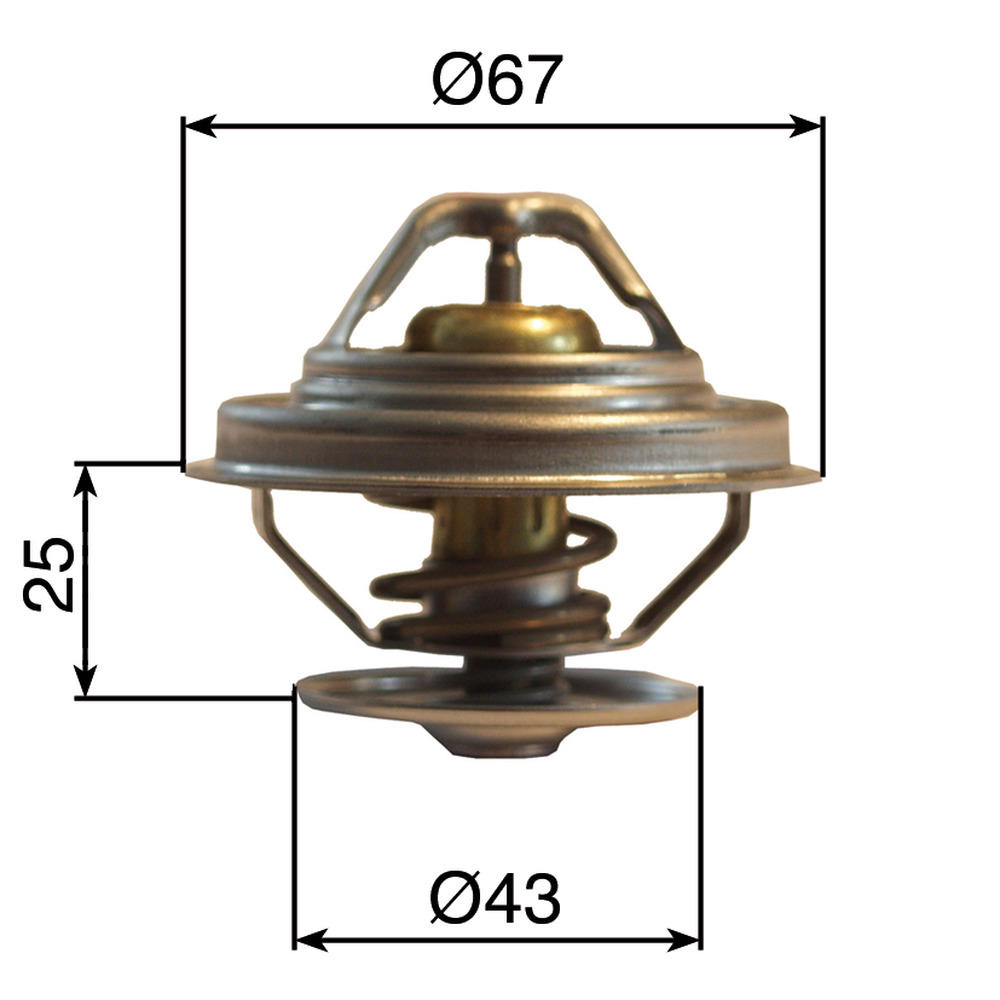 Thermostat 83°