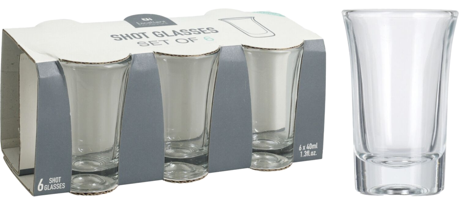 Schnapsglas 6-tlg. 40 ml
